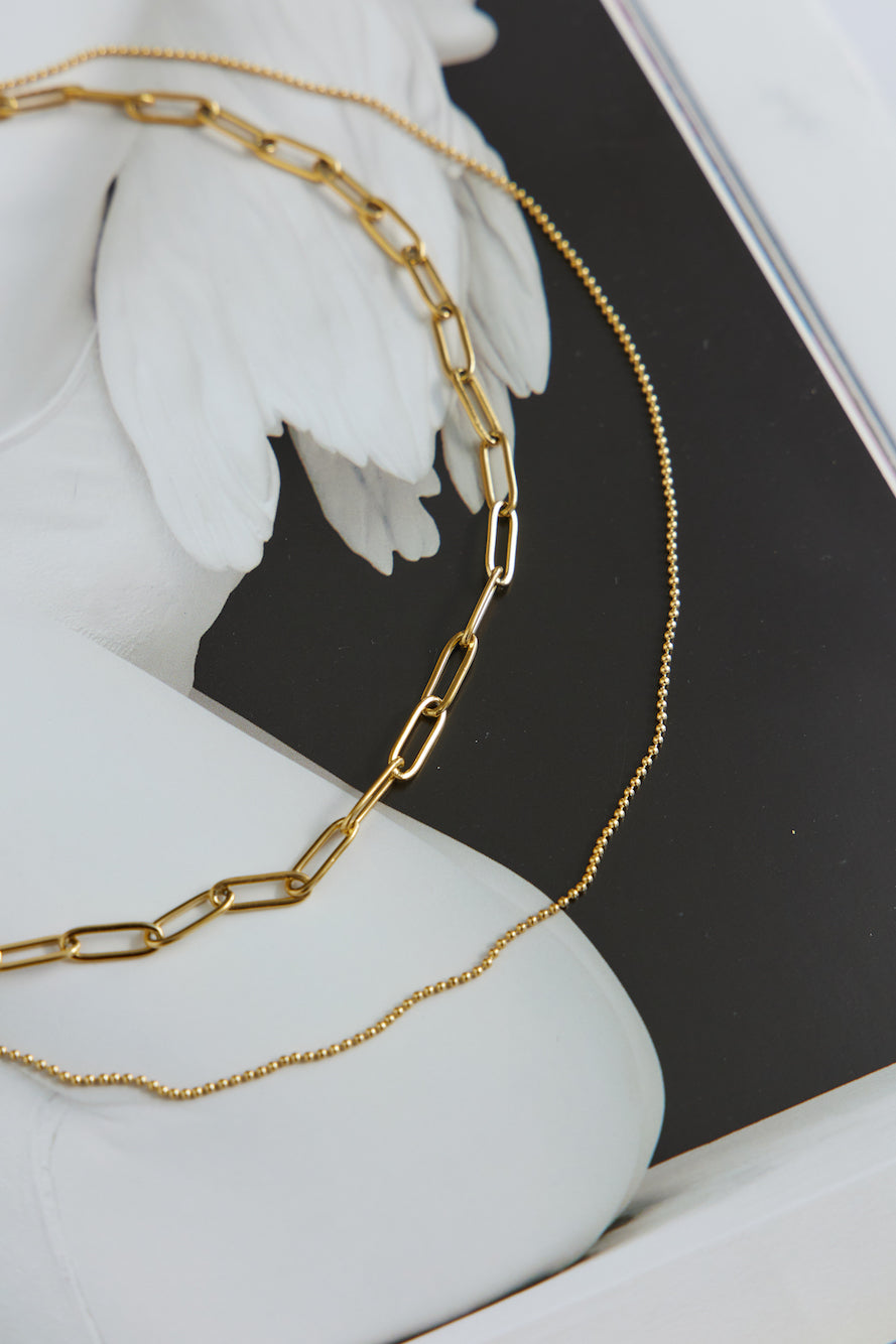 18 Karat Gold Plated Glimmer In The Night Necklace Jasmine's Boutique Australia