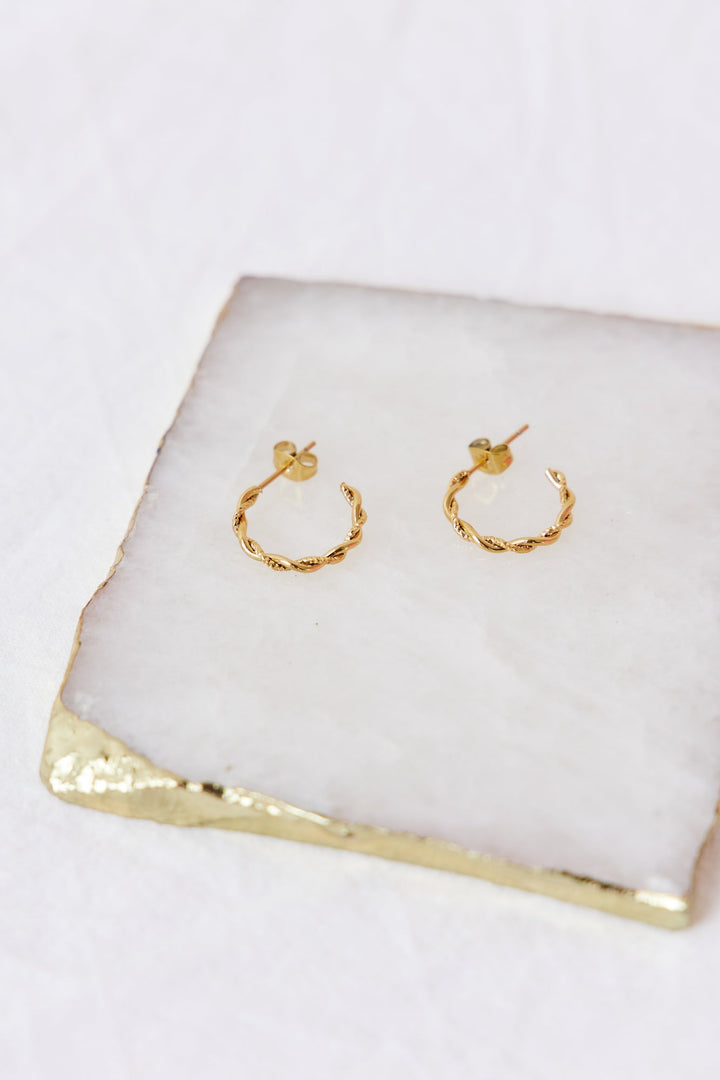 18-Karat Gold-Plated Angelic Earrings Jasmine's Boutique Australia
