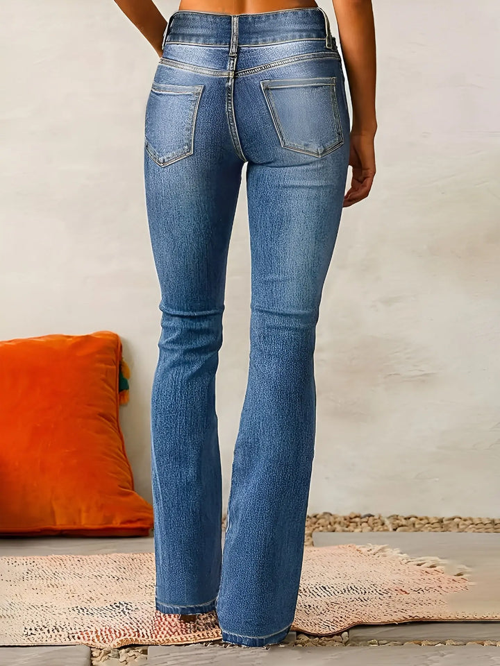 High Rise Flare Denim Jeans Jasmine's Boutique Australia