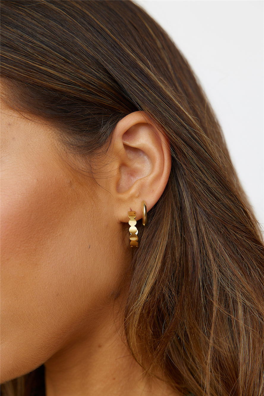 18 Karat Gold Plated Ares World Earrings Jasmine's Boutique Australia