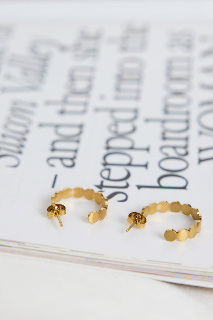 18 Karat Gold Plated Ares World Earrings Jasmine's Boutique Australia