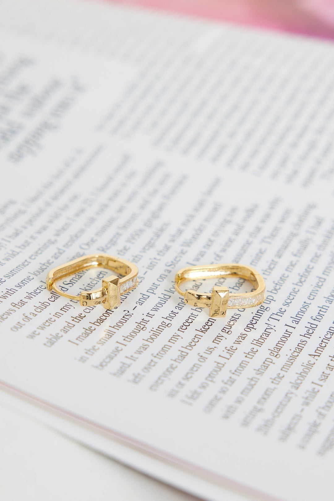 14 Karat Gold-Plated Hoop Earrings Jasmine's Boutique Australia