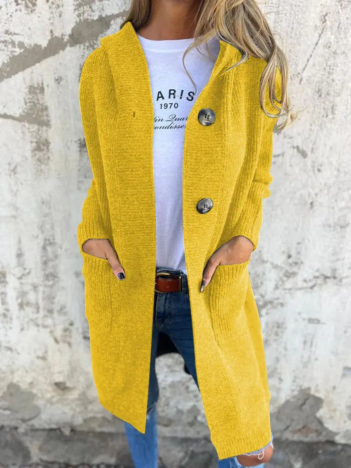 Cozy Chic Longline Button Cardigan Jasmine's Boutique Australia