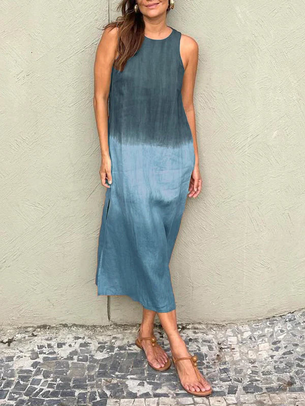 Aurelia™ | Elegant Dress with Natural Print Jasmine's Boutique Australia