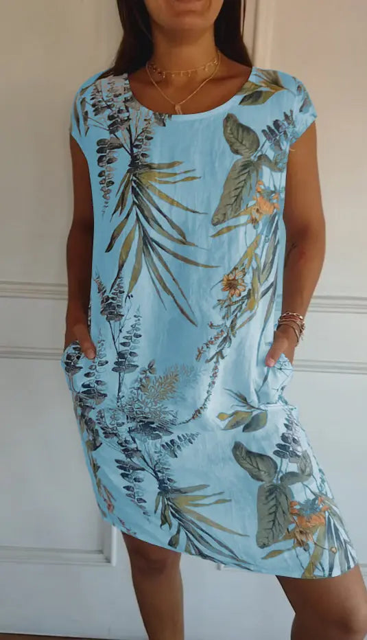 Tropical Serenity Shift Dress Jasmine's Boutique Australia