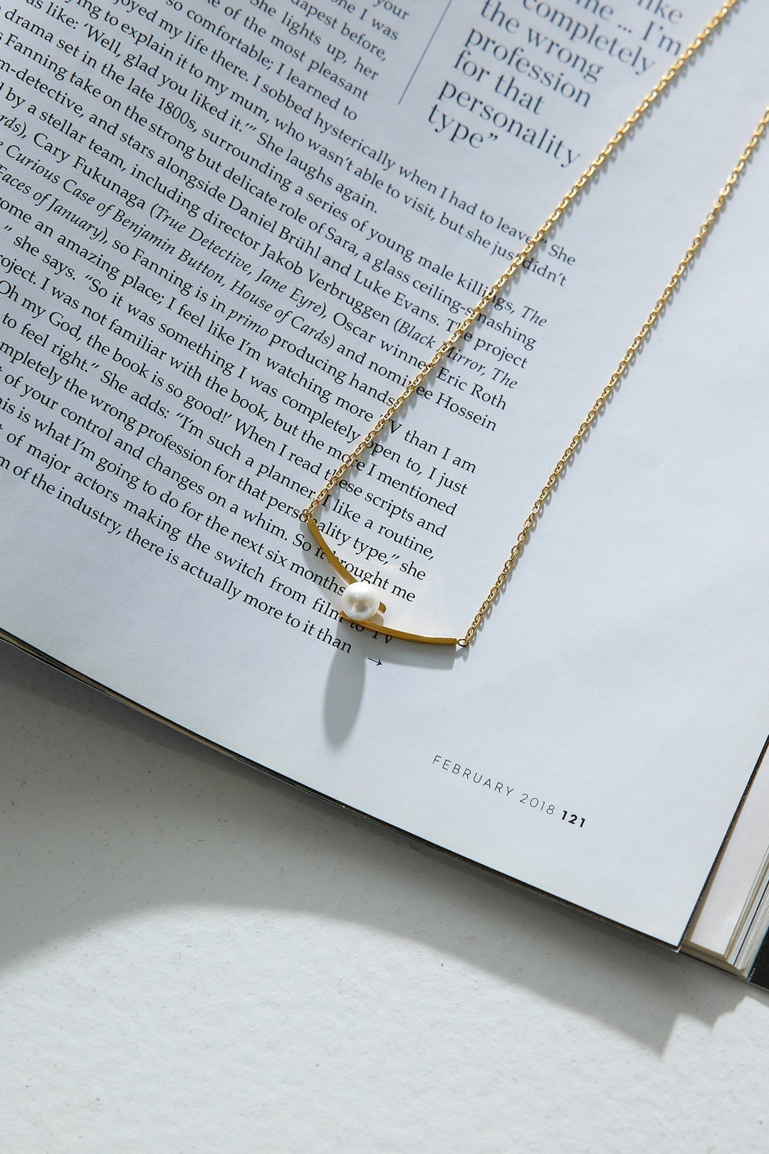 18 Karat Gold Luxury Pearl Necklace Jasmine's Boutique Australia