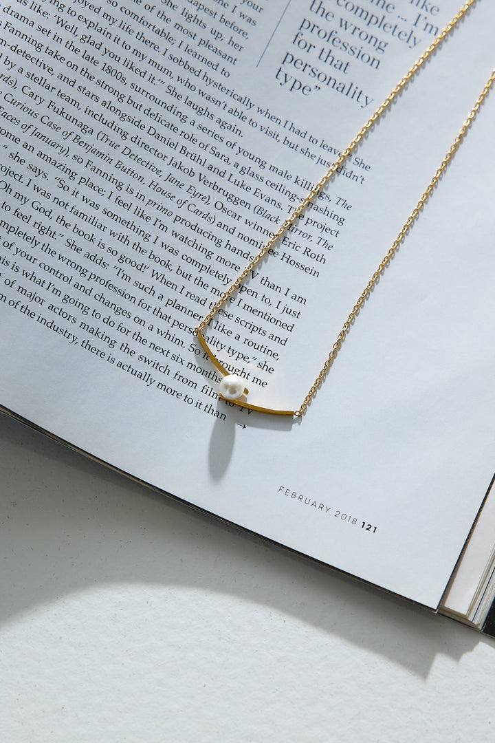 18 Karat Gold Luxury Pearl Necklace Jasmine's Boutique Australia