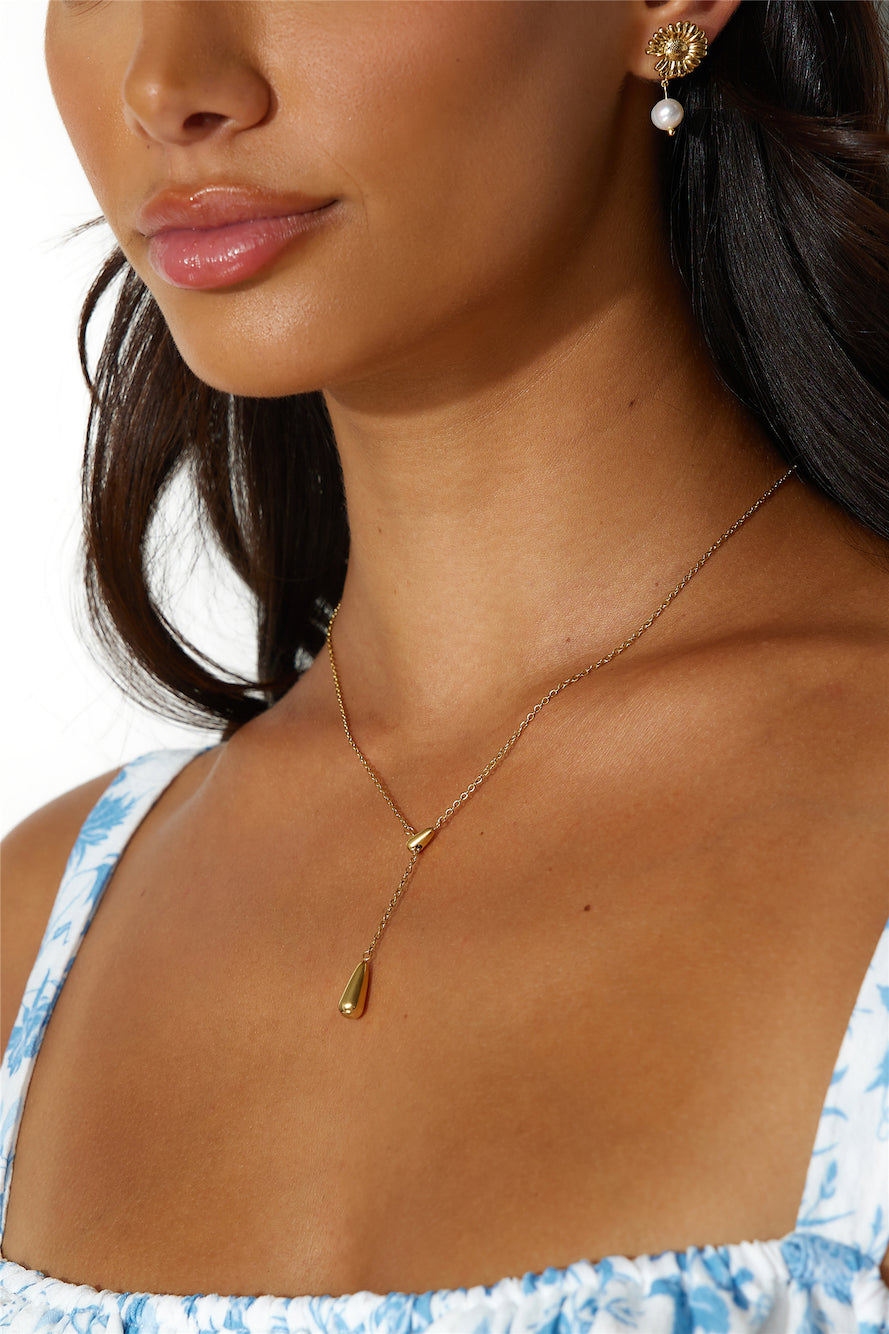 18 Karat Gold-Plated Ring with Bell Necklace Jasmine's Boutique Australia
