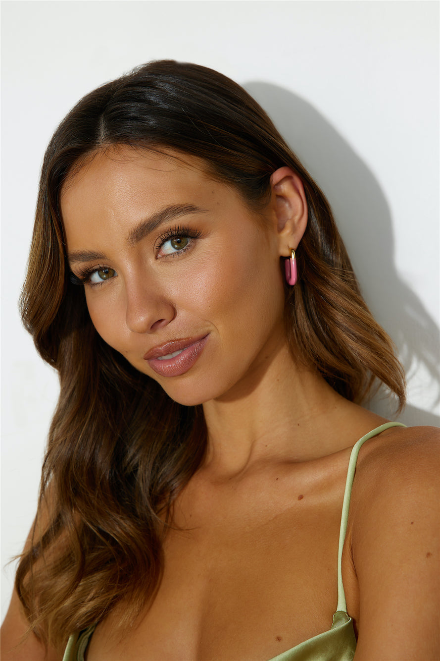 Gold-plated 18-carat Love Earrings Jasmine's Boutique Australia
