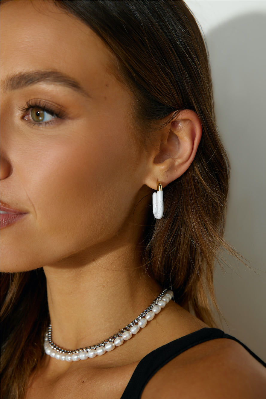 18 Karat Gold-Plated Earrings with Sugar Coating Gold Jasmine's Boutique Australia