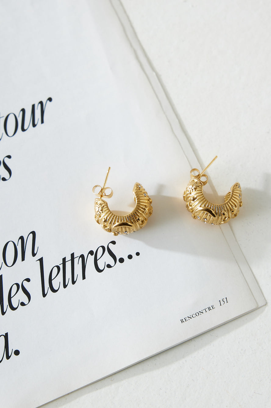 18 Carat Gold Plated Designer Earrings Jasmine's Boutique Australia