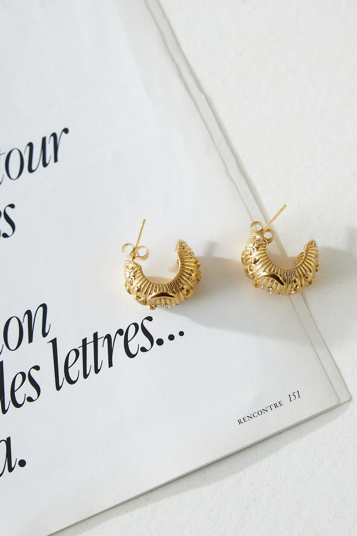 18 Carat Gold Plated Designer Earrings Jasmine's Boutique Australia