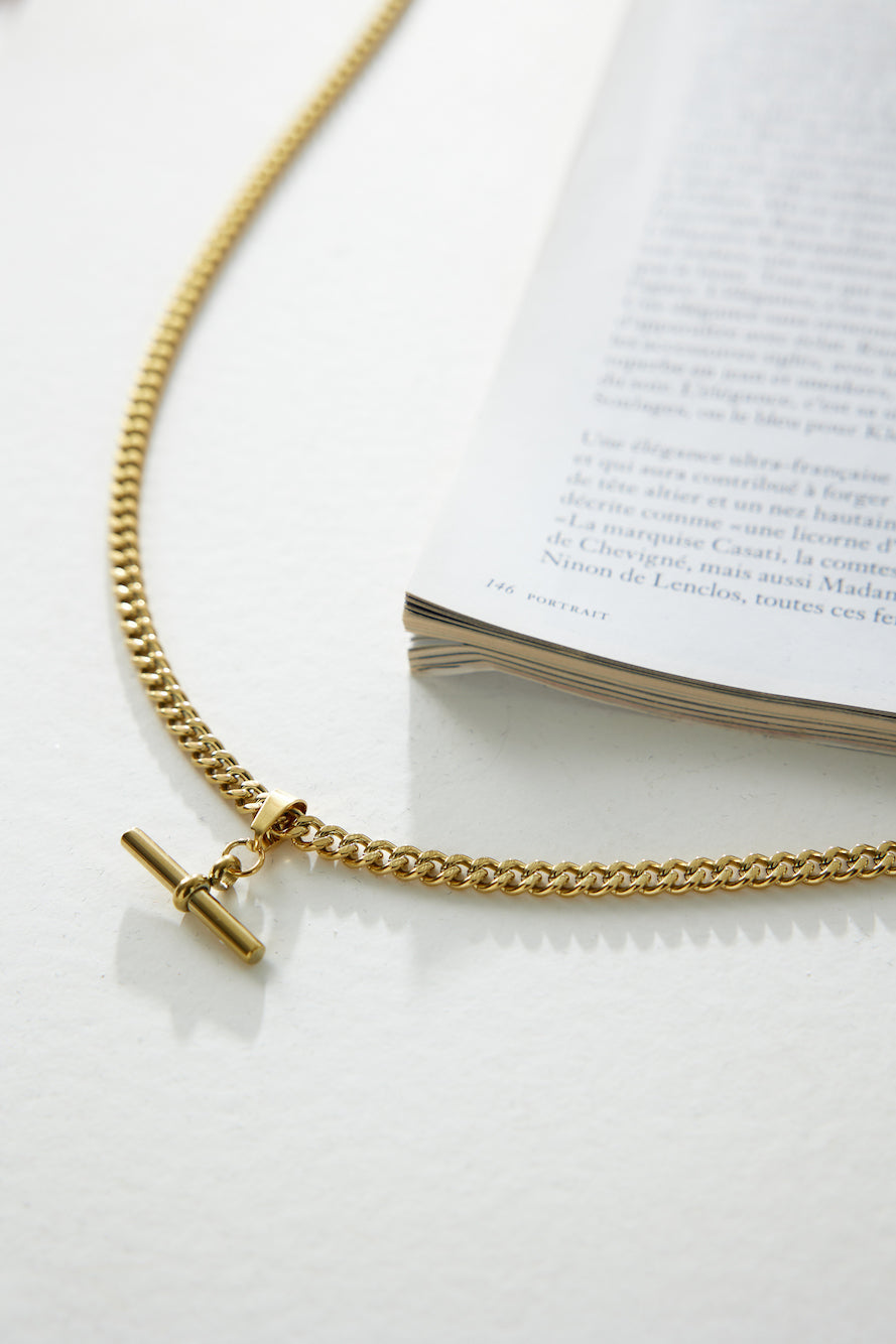 18-Carat Necklace with Gold Locked in the Sky Jasmine's Boutique Australia