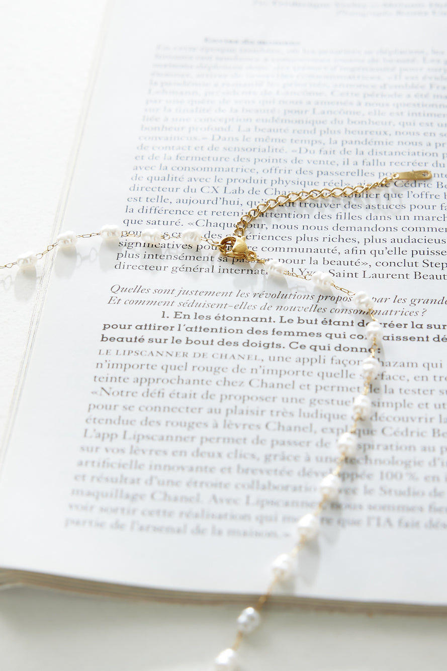 18 Karat Gold-Plated Freshwater Necklace Jasmine's Boutique Australia
