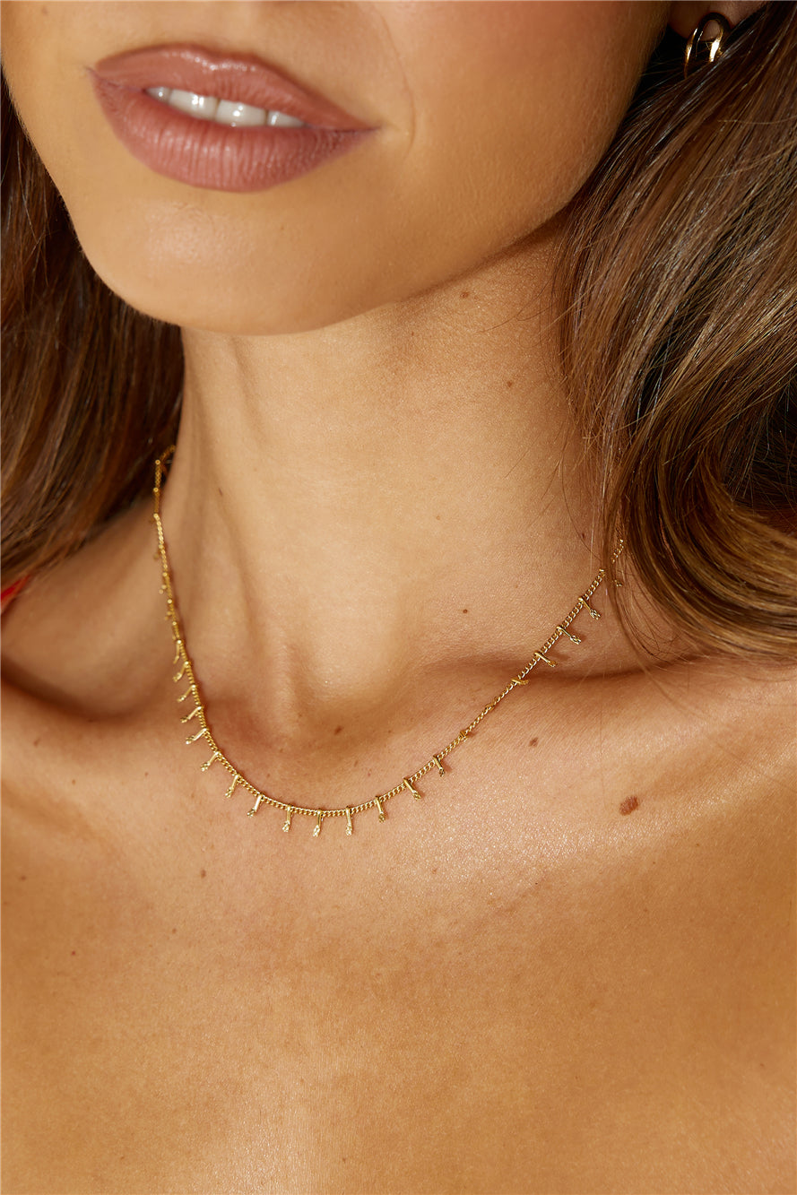 18 Karat Gold Necklace Queen Things Jasmine's Boutique Australia