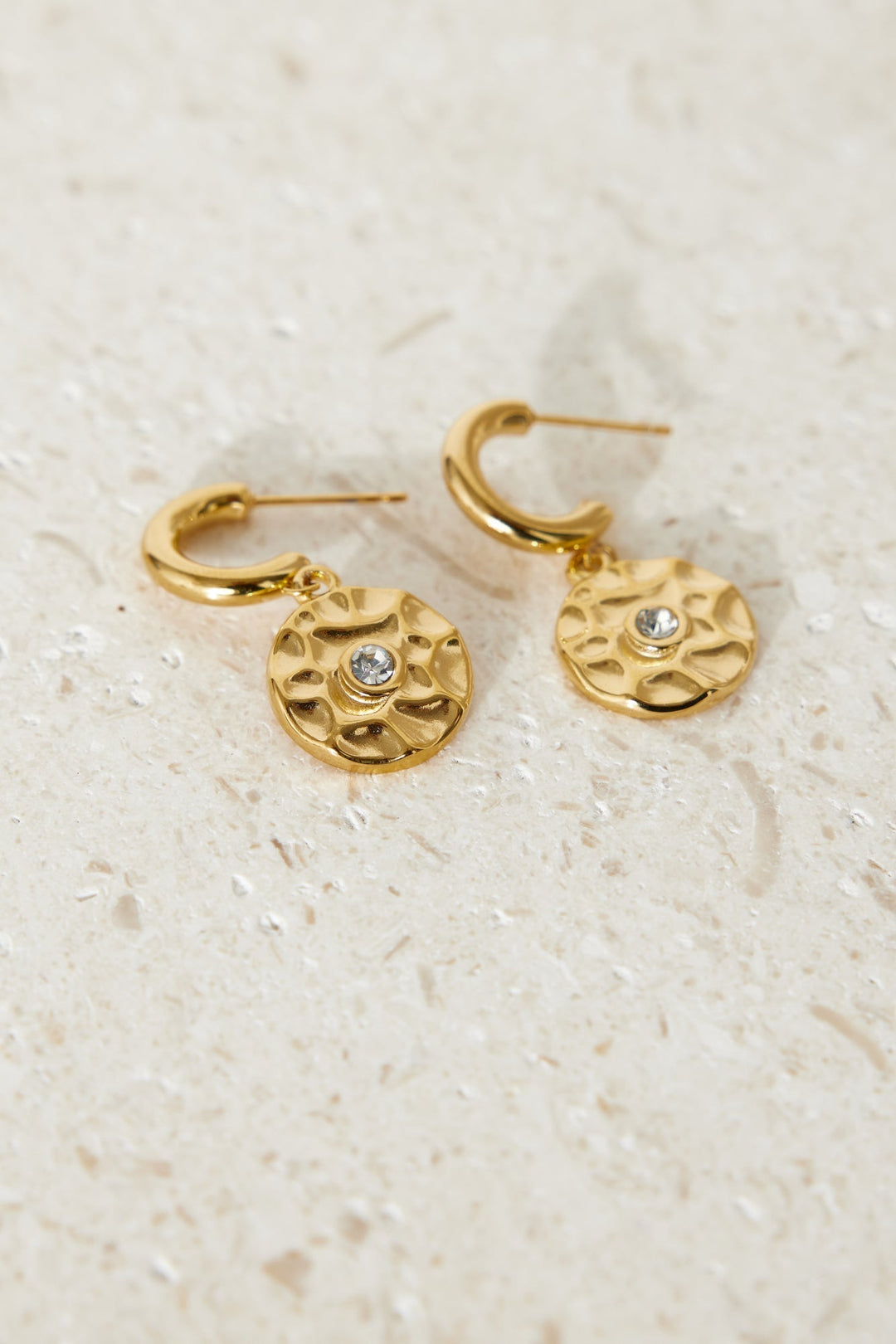 18 Karat Gold Serving Diamond Earrings Jasmine's Boutique Australia