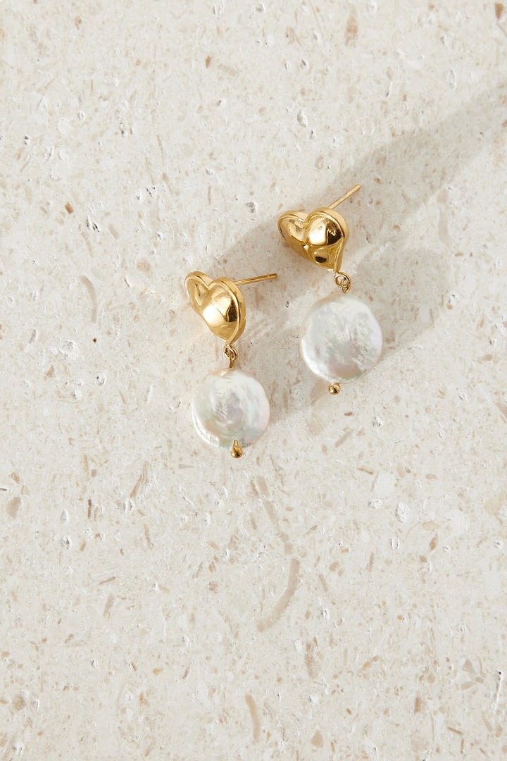 18K Gold-Plated Love Me More Earrings Jasmine's Boutique Australia