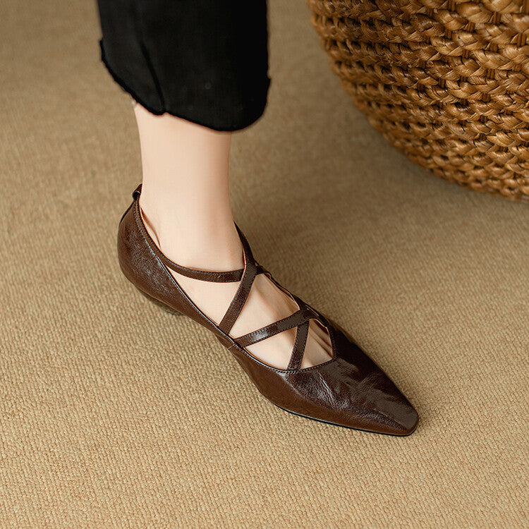 Lira Genuine Leather Heels  Liora Lane Boutique