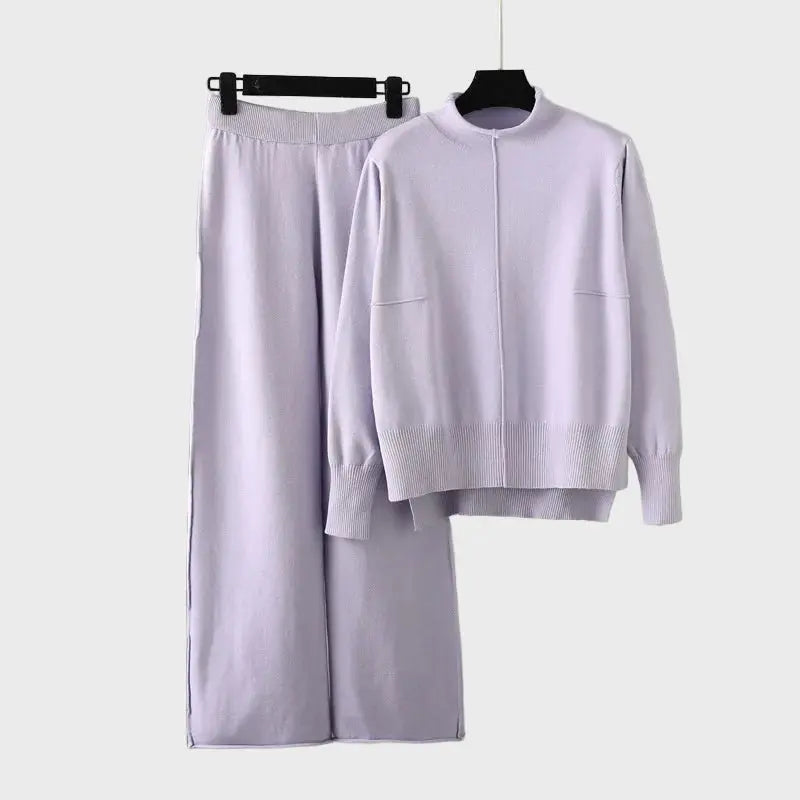 Cozy Knit Two-Piece Lounge Set Jasmine's Boutique Australia
