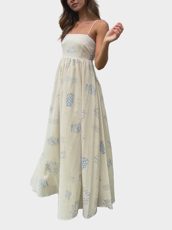 Chill Vibes Open Back Spaghetti Strap Maxi Dress Jasmine's Boutique Australia