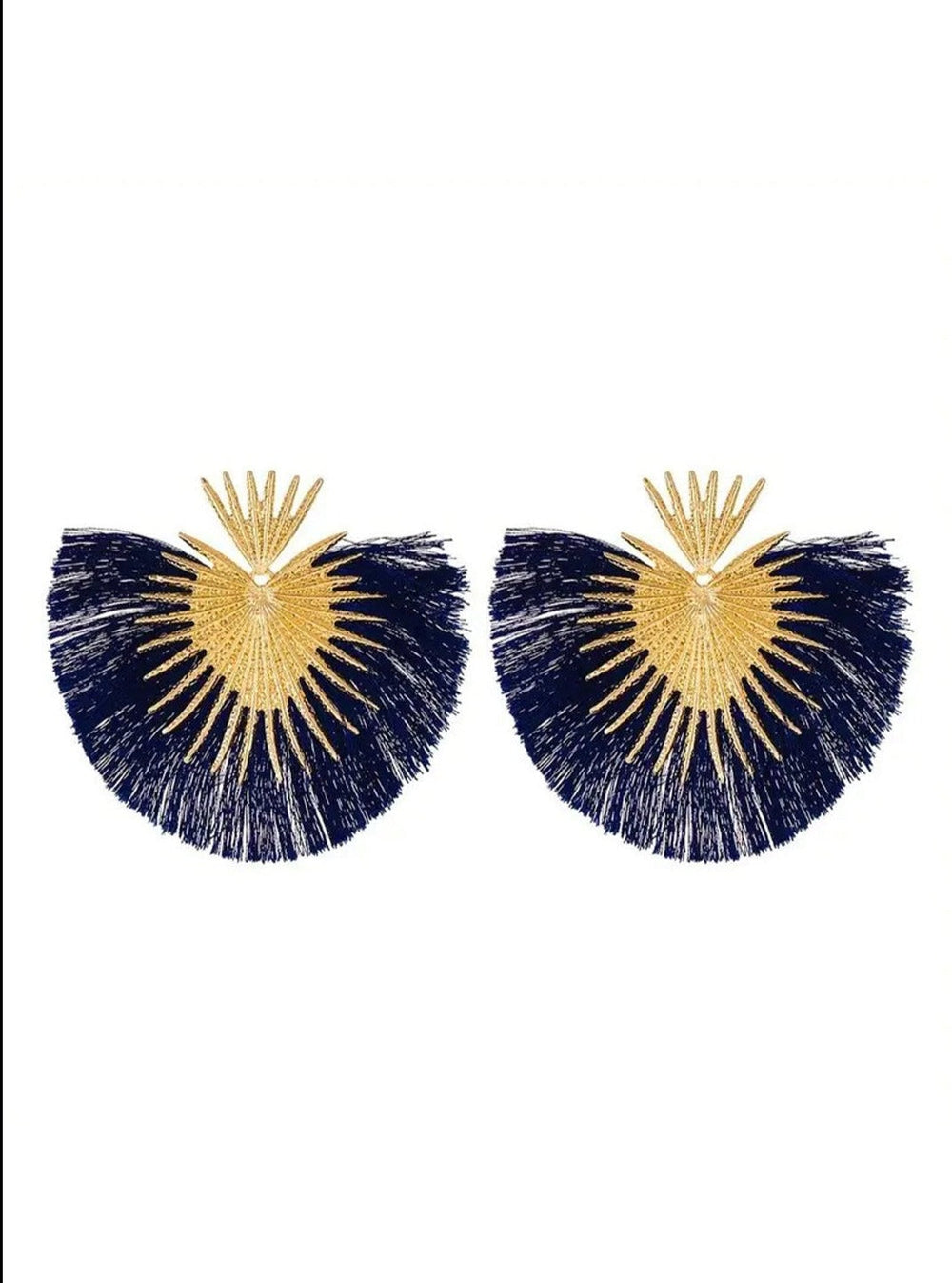 Tassel Earrings in Fan Shape Jasmine's Boutique Australia