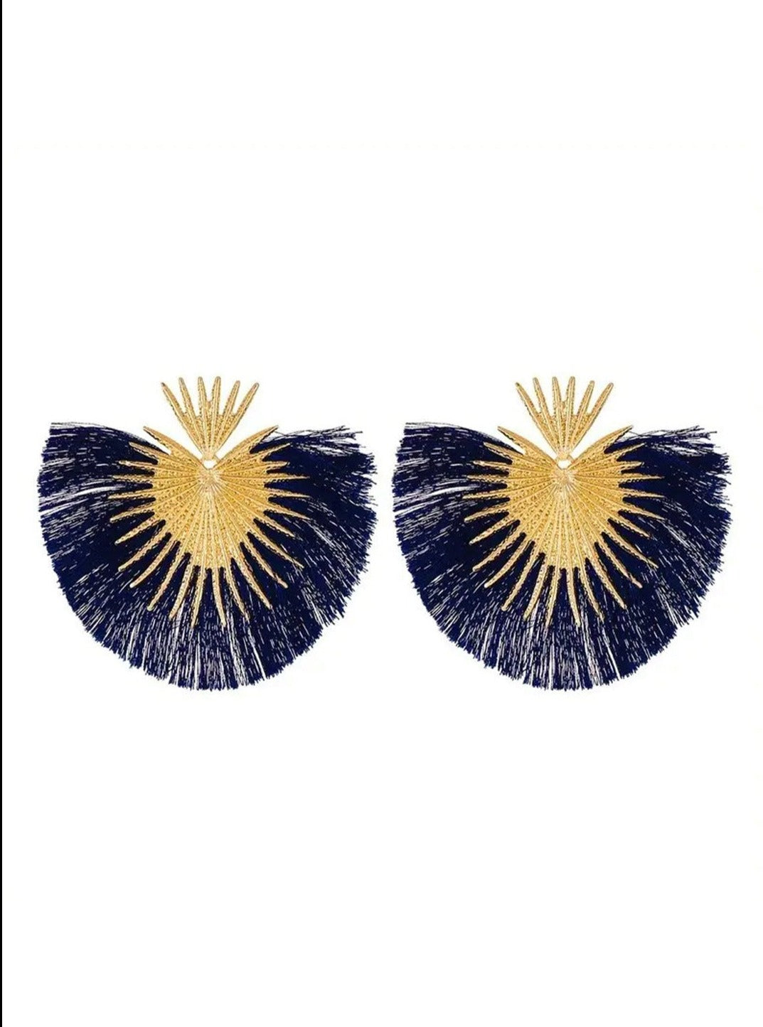 Tassel Earrings in Fan Shape Jasmine's Boutique Australia