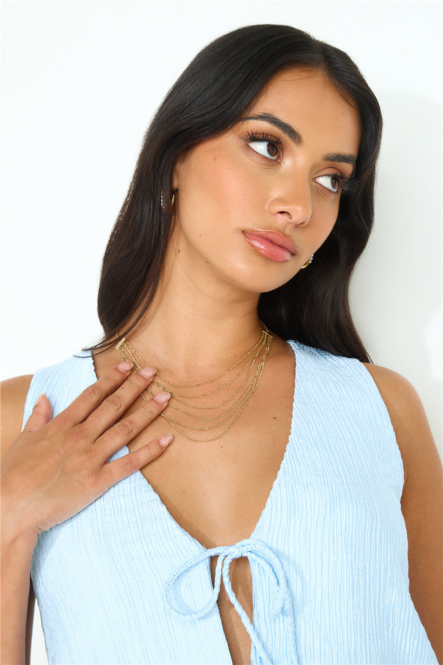 18 Karat Gold Plated Goddess Past Necklace Jasmine's Boutique Australia