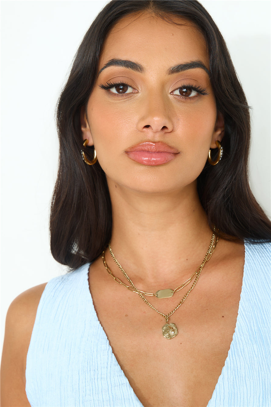 18 Karat Gold Double The Statement Necklaces Jasmine's Boutique Australia