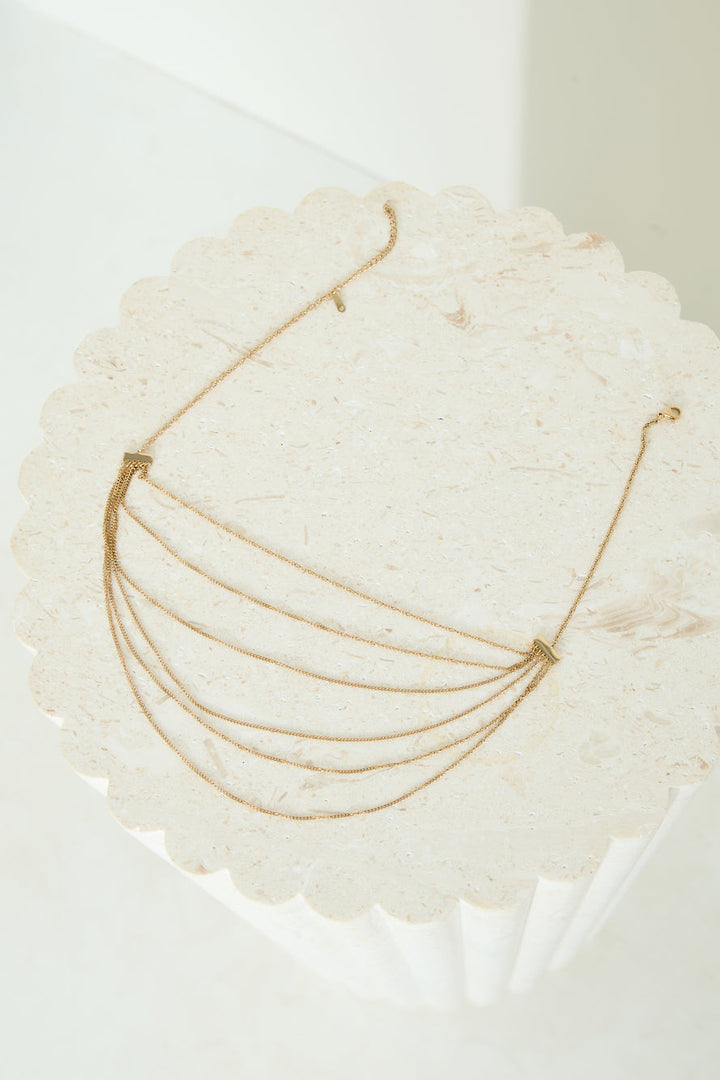 18 Karat Gold Plated Goddess Past Necklace Jasmine's Boutique Australia