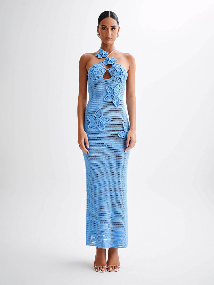 Kyla Floral Crochet Maxi Dress Jasmine's Boutique Australia