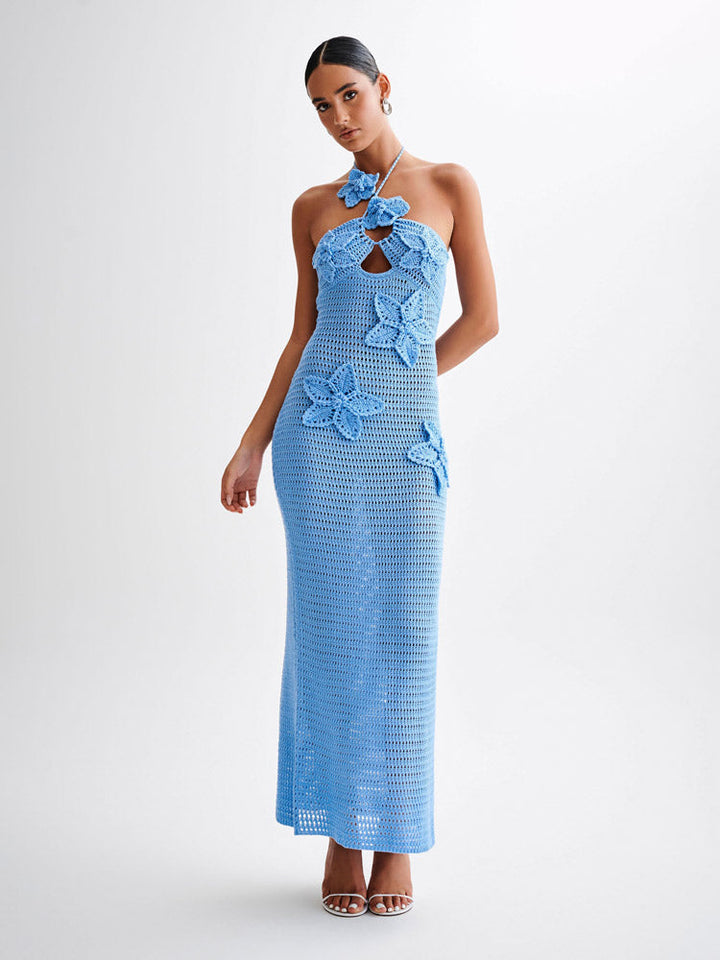 Kyla Floral Crochet Maxi Dress Jasmine's Boutique Australia
