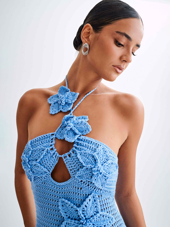 Kyla Floral Crochet Maxi Dress Jasmine's Boutique Australia
