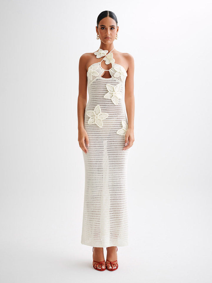 Kyla Floral Crochet Maxi Dress Jasmine's Boutique Australia