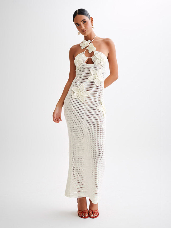 Kyla Floral Crochet Maxi Dress Jasmine's Boutique Australia