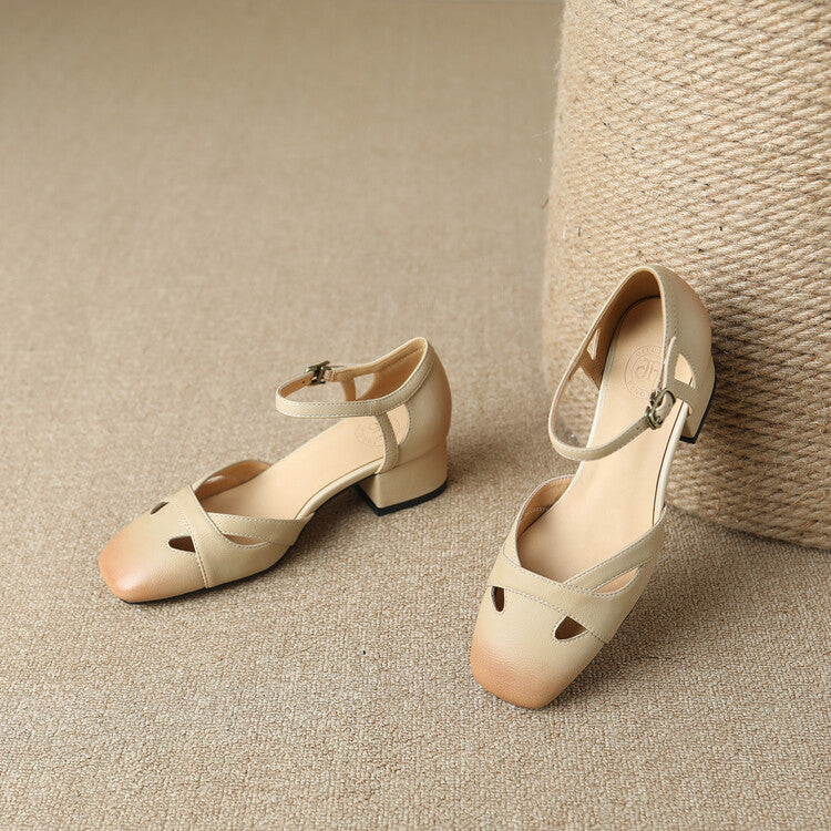 Zolain Genuine Leather Sandals  Liora Lane Boutique