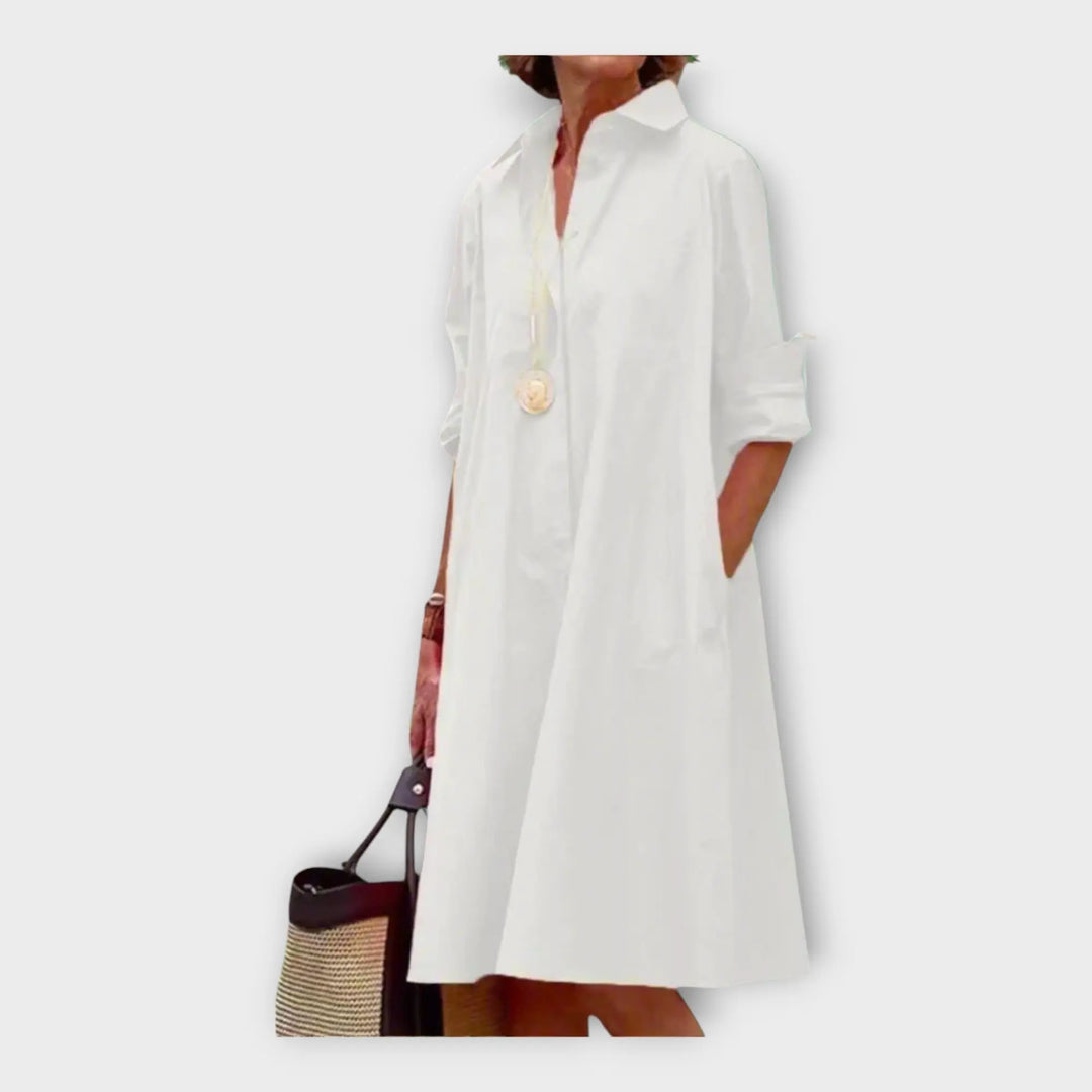 Handmade Dress with Geometric Pattern Jasmine's Boutique Australia