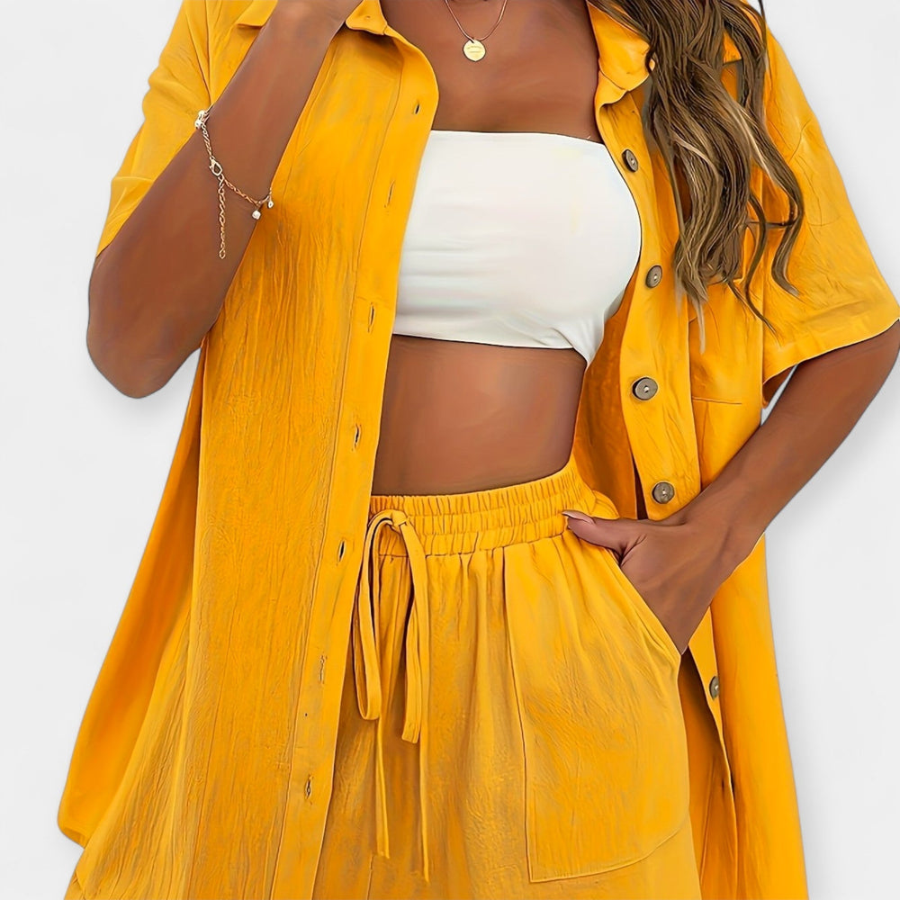 Shirt and Shorts Set Jasmine's Boutique Australia