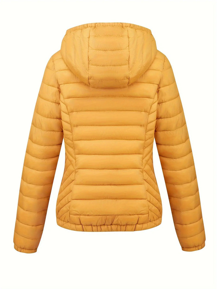 Amber Glow Puffer Jacket Jasmine's Boutique Australia