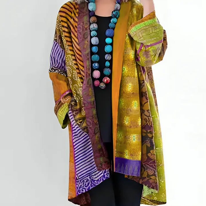 Ocean Mosaic Kimono Coat Jasmine's Boutique Australia