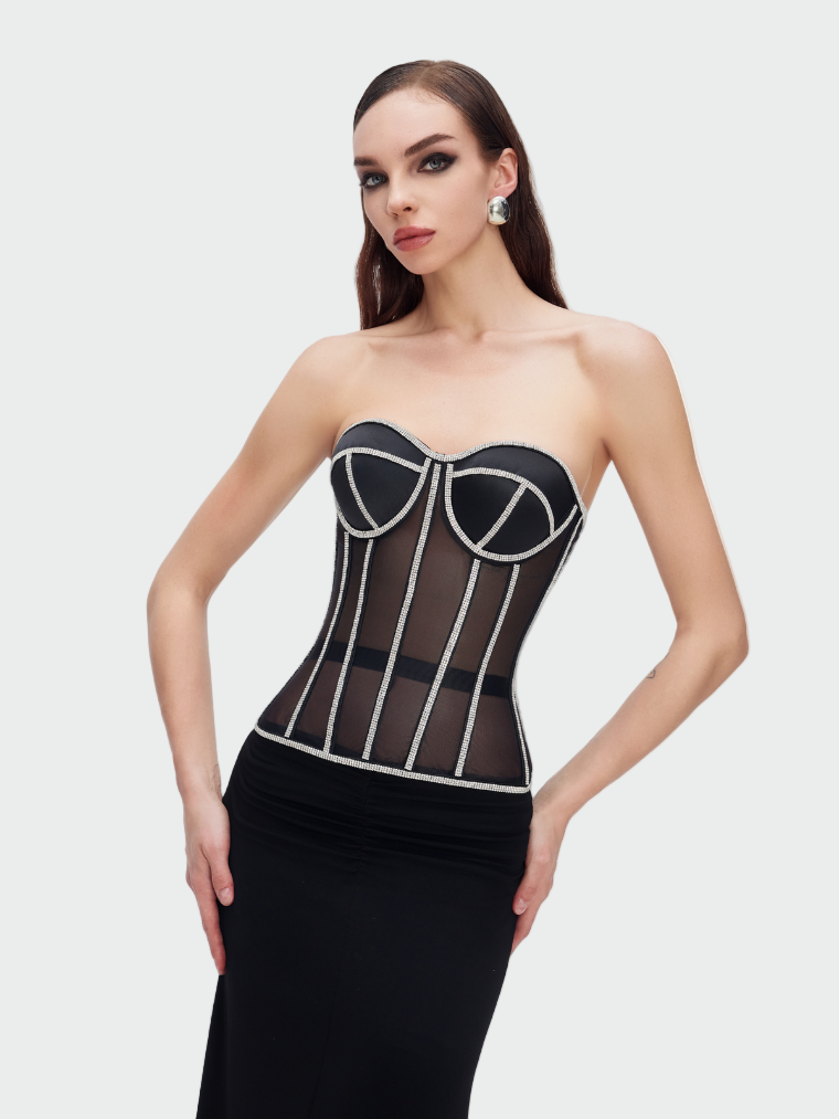 Noir Étoile Corset Jasmine's Boutique Australia