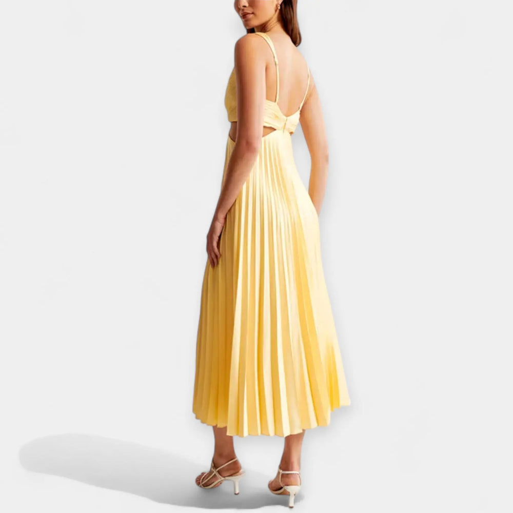 Maxi Dress with Pleated Design Jasmine's Boutique Australia