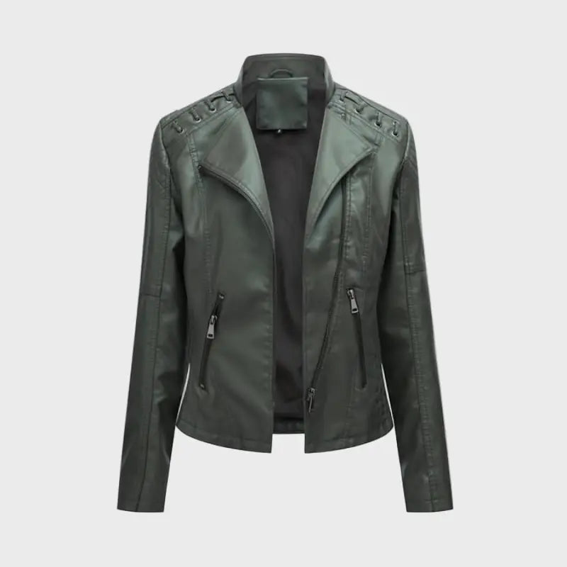 Ruby Edge Leather Jacket Jasmine's Boutique Australia