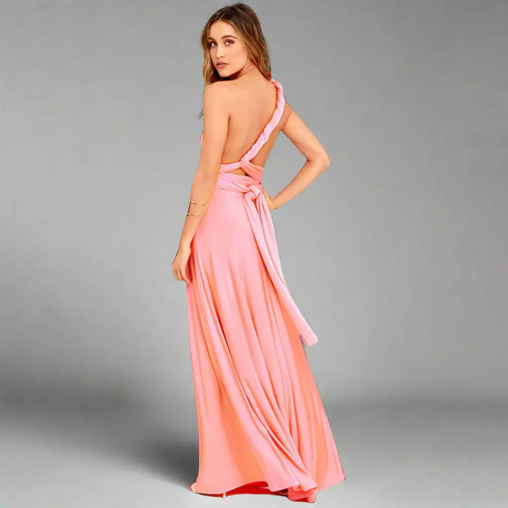 Transformative dress made from exquisite fabric Jasmine's Boutique Australia