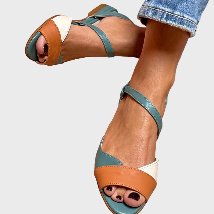 Trio Harmony Colorblock Sandals Jasmine's Boutique Australia