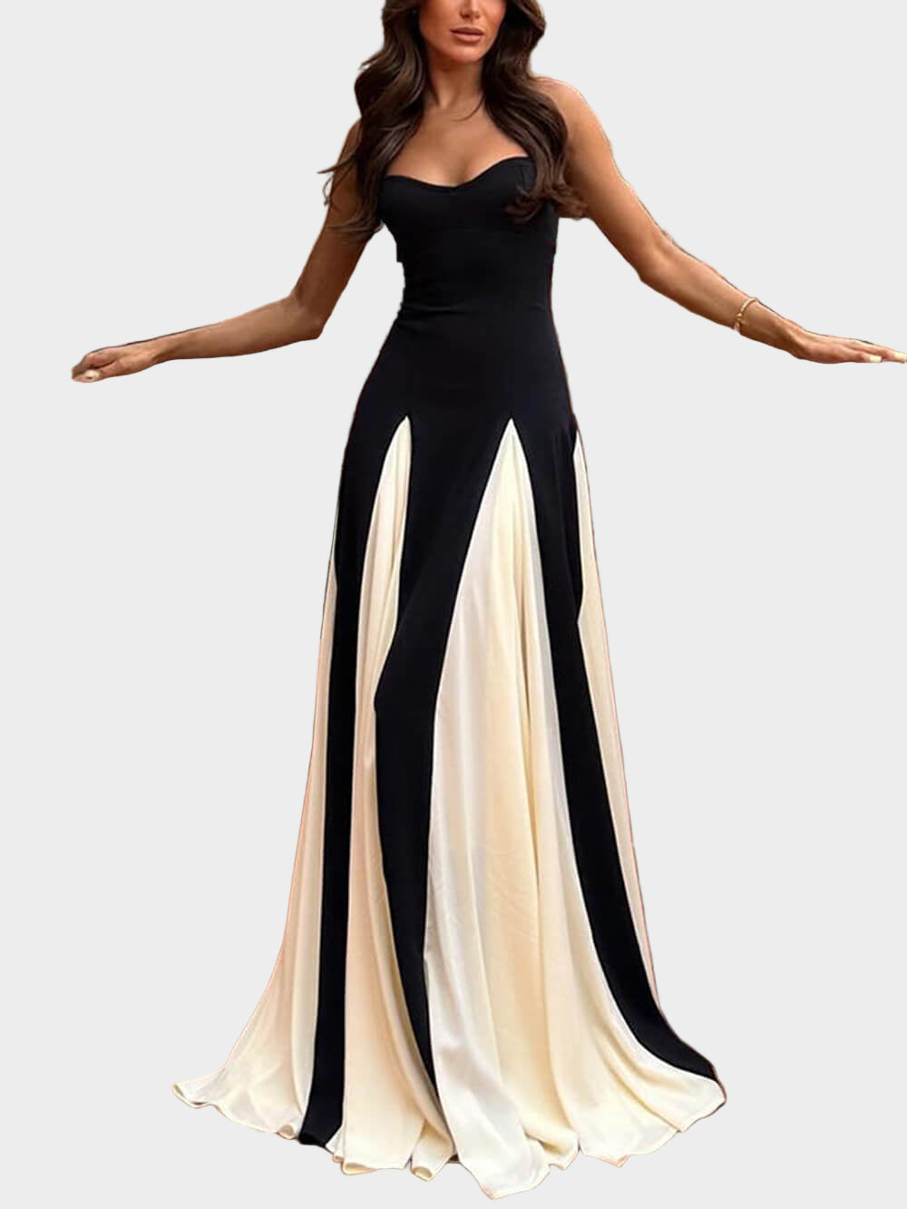 Slip Maxi Dress with Tulle Lining Elegance in A-Line Jasmine's Boutique Australia