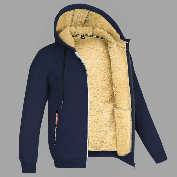 Arctic Navy Sherpa-Lined Hoodie Jasmine's Boutique Australia