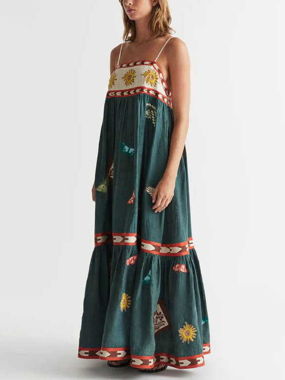 Summer Print Midi Dress Jasmine's Boutique Australia