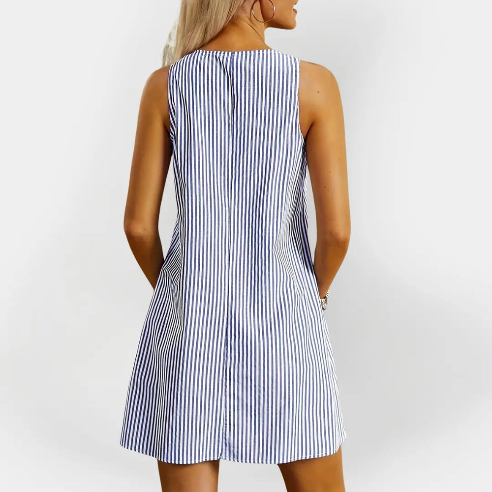 Sleeveless Striped Dress Jasmine's Boutique Australia