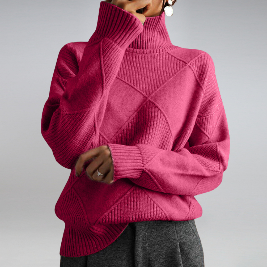 Deborah | Casual Knitted Sweater  Liora Lane Boutique  Pink / 3XL 39.95