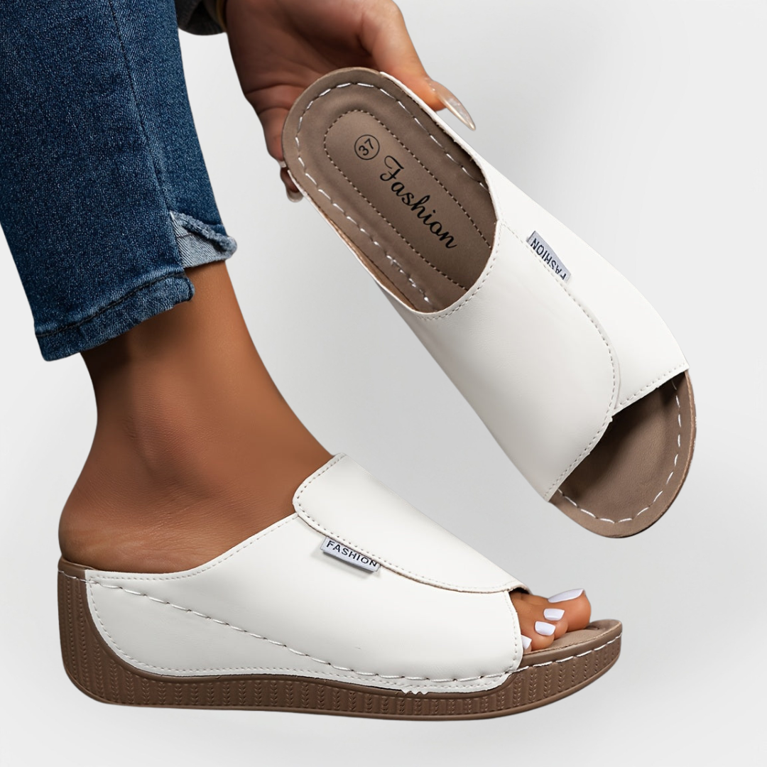 Orthopedic Leather Sandals Liora Lane Boutique